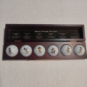 Disney Mickey Through The Years Logo Golf Ball Set in Display Box